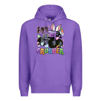 Purple egg crusher Premium Hoodie - MaliasSmallBusiness