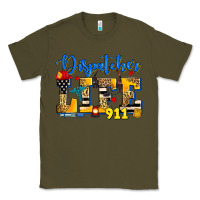 Army Green dispatcher life Classic Tee - Zillion Design Studio