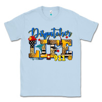 Dusty Blue dispatcher life Classic Tee - Zillion Design Studio