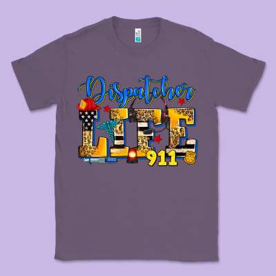 Dispatcher Life Classic Tee Designed By Zillion Design Studio