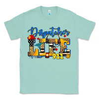 Seafoam dispatcher life Classic Tee - Zillion Design Studio