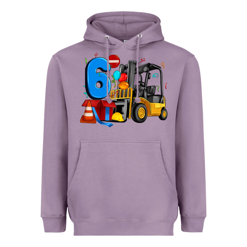 Forklift Birthday Six Heavyweight Hoodie by Artiststas | Teevron
