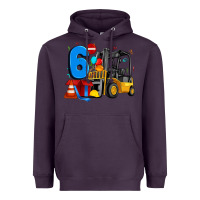 Plum forklift birthday six Heavyweight Hoodie - Artiststas