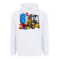 White forklift birthday six Heavyweight Hoodie - Artiststas