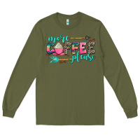Army Green more coffee please Long Sleeve Tee - AdoDesignShop