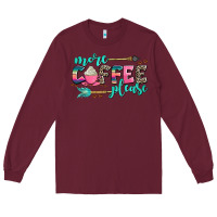 Burgundy more coffee please Long Sleeve Tee - AdoDesignShop