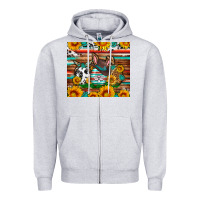 Heather Grey Easter eggs sunflower gemstone tumbler Easter Day Zipper Hoodie - Neo Western