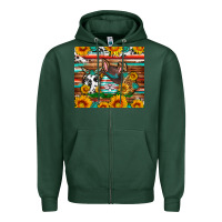 Sports Green Easter eggs sunflower gemstone tumbler Easter Day Zipper Hoodie - Neo Western