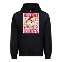 Black santas favorite nurse Urban Hoodie - MaliasSmallBusiness