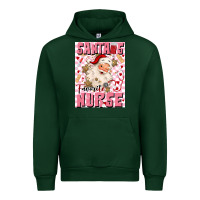 Forest Green santas favorite nurse Urban Hoodie - MaliasSmallBusiness