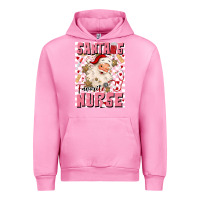 Fuchsia Pink santas favorite nurse Urban Hoodie - MaliasSmallBusiness