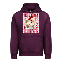 Mauve Wine santas favorite nurse Urban Hoodie - MaliasSmallBusiness