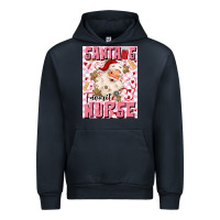 Navy santas favorite nurse Urban Hoodie - MaliasSmallBusiness