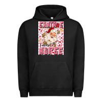 Pigment Black santas favorite nurse Urban Hoodie - MaliasSmallBusiness