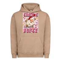 Pigment Burro santas favorite nurse Urban Hoodie - MaliasSmallBusiness