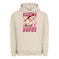 Pigment French Oak santas favorite nurse Urban Hoodie - MaliasSmallBusiness