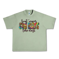 Oil Green boat waves sun rays lake days Urban Heavy Tee - texasbilliewilder