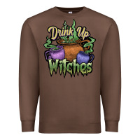 Chestnut Drink up witches white Premium Sweatshirt - JahusDesignShop