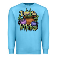 Ocean Blue Drink up witches white Premium Sweatshirt - JahusDesignShop