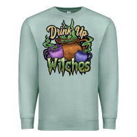 Seafoam Drink up witches white Premium Sweatshirt - JahusDesignShop
