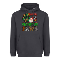 Smoke merry christmas paws with santa Heavyweight Hoodie - AdoDesignShop