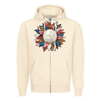 Sandshell volleyball sunflower Zipper Hoodie - HRA Design Shop