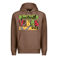 Chestnut juneteenth vibes only Premium Hoodie - MaliasSmallBusiness