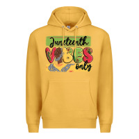 Mustard juneteenth vibes only Premium Hoodie - MaliasSmallBusiness