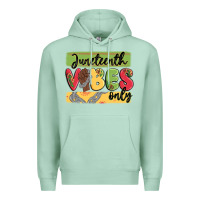 Seafoam juneteenth vibes only Premium Hoodie - MaliasSmallBusiness