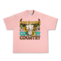 Salmon born and raised country western Urban Heavy Tee - texasbilliewilder