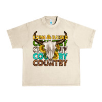 Sandshell born and raised country western Urban Heavy Tee - texasbilliewilder