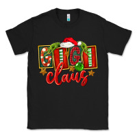 Black Christmas Gigi Claus Classic Tee - FaDigitalArtStudio