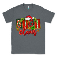 Charcoal Heather Christmas Gigi Claus Classic Tee - FaDigitalArtStudio