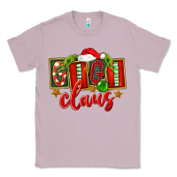 Lilac Christmas Gigi Claus Classic Tee - FaDigitalArtStudio