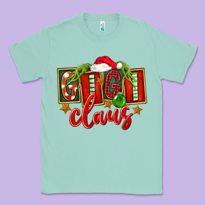 Christmas Gigi Claus Classic Tee Designed By Fadigitalartstudio