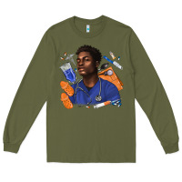 Army Green afro man nurse Long Sleeve Tee - texasbilliewilder