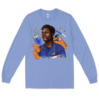 Colony Blue afro man nurse Long Sleeve Tee - texasbilliewilder