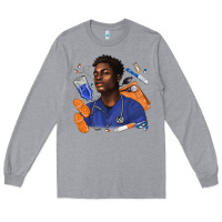 Heather Grey afro man nurse Long Sleeve Tee - texasbilliewilder