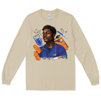 Mushroom afro man nurse Long Sleeve Tee - texasbilliewilder