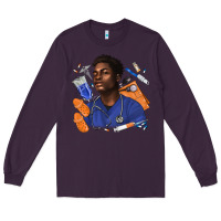 Plum afro man nurse Long Sleeve Tee - texasbilliewilder