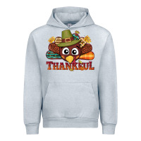 Heather Grey western thankful thanksgiving turkey Urban Hoodie - NancyCooperArtShop