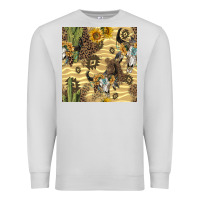 Dove Grey aztec bull skull Premium Sweatshirt - BundleAndBundleShop