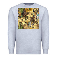 Heather Grey aztec bull skull Premium Sweatshirt - BundleAndBundleShop