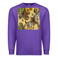 Purple aztec bull skull Premium Sweatshirt - BundleAndBundleShop