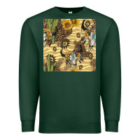 Sports Green aztec bull skull Premium Sweatshirt - BundleAndBundleShop