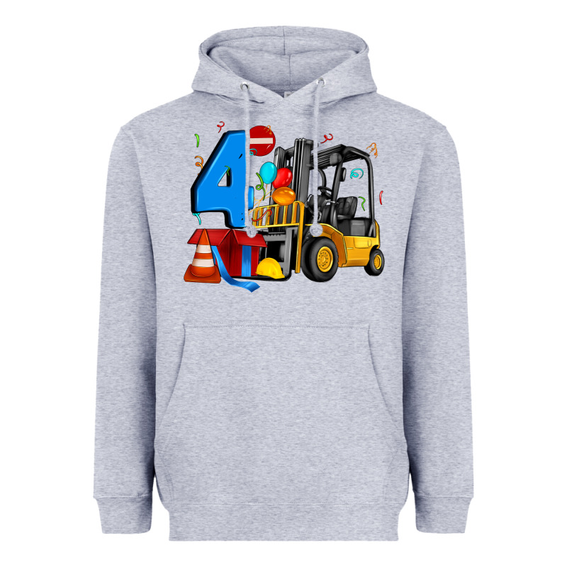 Forklift Birthday Four Heavyweight Hoodie by Artiststas | Teevron