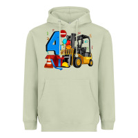 Matcha forklift birthday four Heavyweight Hoodie - Artiststas