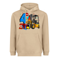Mushroom forklift birthday four Heavyweight Hoodie - Artiststas
