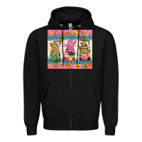 Black Easter Gnomies Tumbler Easter Day Zipper Hoodie - Neo Western