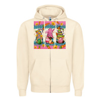 Sandshell Easter Gnomies Tumbler Easter Day Zipper Hoodie - Neo Western